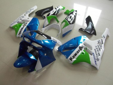 Cheap 1994-1997 Light Blue White Kawasaki ZX9R Moto Fairings Canada