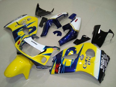 Cheap 1996-2000 Yellow Corona Suzuki GSXR 600 Motorcycle Fairings Canada