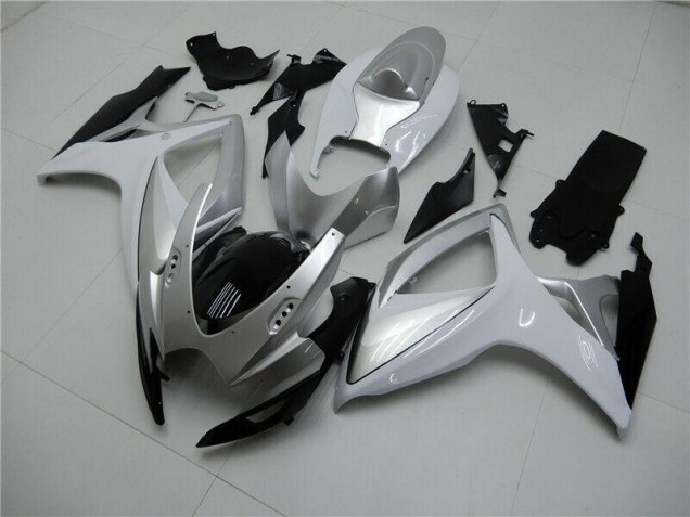 Cheap 2006-2007 Silver Suzuki GSXR 600/750 Motorcycle Fairings Kits Canada