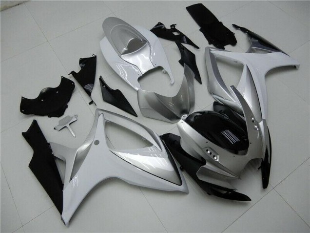 Cheap 2006-2007 Silver Suzuki GSXR 600/750 Motorcycle Fairings Kits Canada