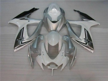 Cheap 2006-2007 White Silver Suzuki GSXR 600/750 Motorcycle Fairing Canada