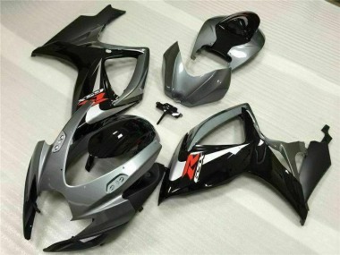 Cheap 2006-2007 Silver Grey Suzuki GSXR 600/750 Motorcycle Fairing Kit Canada