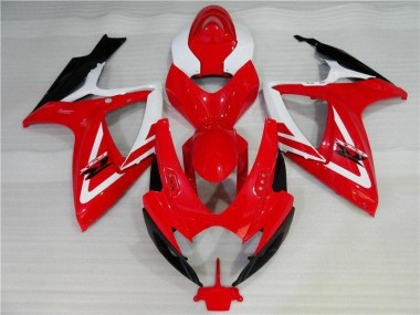 Cheap 2006-2007 Red White Suzuki GSXR 600/750 Motorbike Fairing Canada