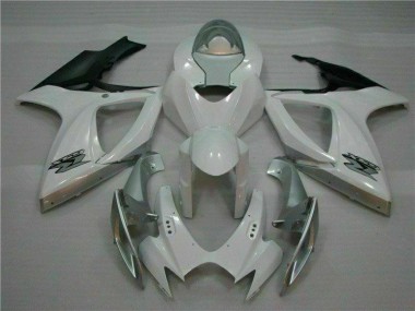 Cheap 2006-2007 White Silver Suzuki GSXR 600/750 Motorcycle Fairing Kit Canada