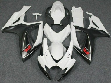 Cheap 2006-2007 White Suzuki GSXR 600/750 Motorcycle Fairing Kits Canada