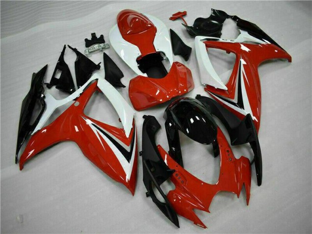 Cheap 2006-2007 Red White Suzuki GSXR 600/750 Motorcycle Fairings Kits Canada