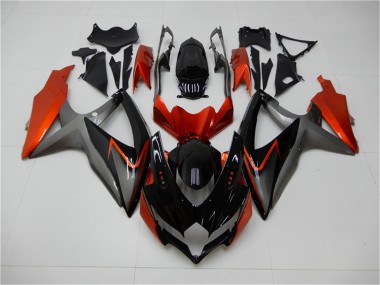 Cheap 2008-2010 Black Orange Grey Suzuki GSXR 600/750 Motorbike Fairing Kits Canada