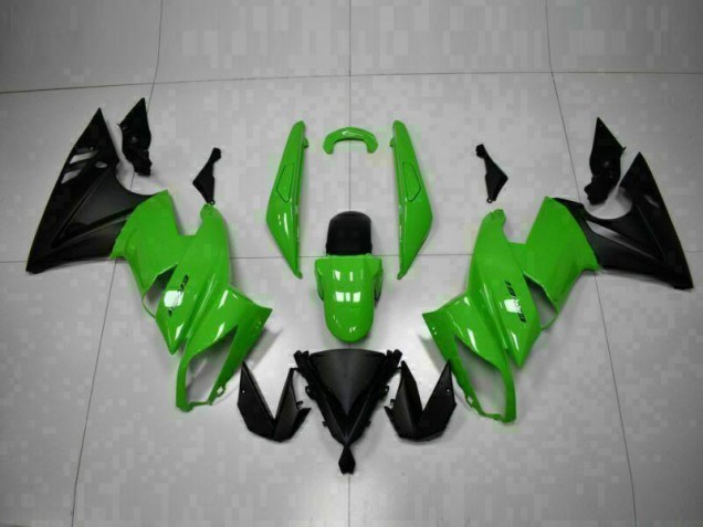 Cheap 2009-2011 Green Black Kawasaki EX650 Motor Bike Fairings Canada