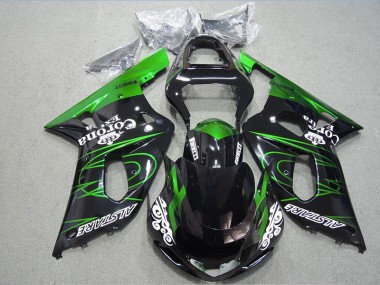 Cheap 2001-2003 Black Green Corona Extra Suzuki GSXR600 Motorcycle Fairing Kits Canada