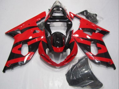 Cheap 2001-2003 Black Red Suzuki GSXR600 Motorbike Fairing Canada