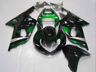 Cheap 2001-2003 Black Green Suzuki GSXR600 Bike Fairings Canada