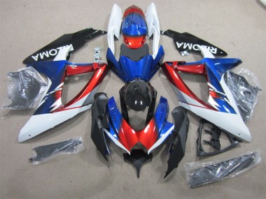 Cheap 2008-2010 Blue Red White Suzuki GSXR600 Motorcycle Fairing Canada