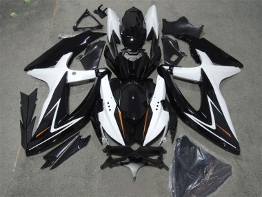 Cheap 2008-2010 Black White Suzuki GSXR600 Bike Fairings Canada